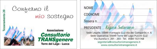 Tessera del Consultorio Trans Genere 2025